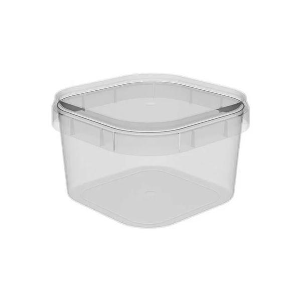 POTE QUADRADO COM TAMPA 150ML 10UN PLASTILANIA