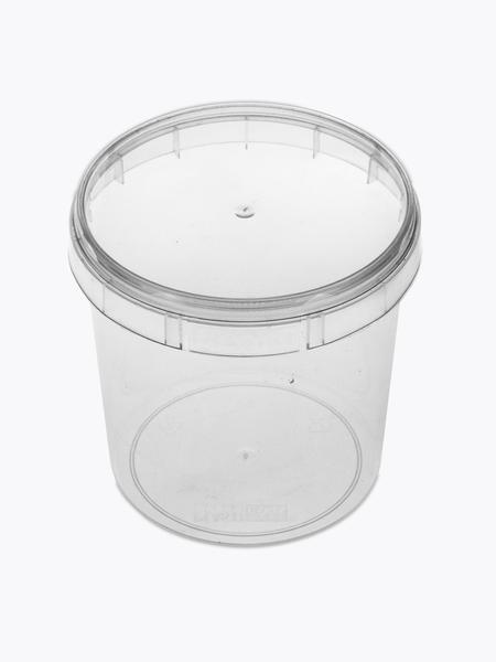 POTE REDONDO COM TAMPA 500ML 10UN PLASTILANIA