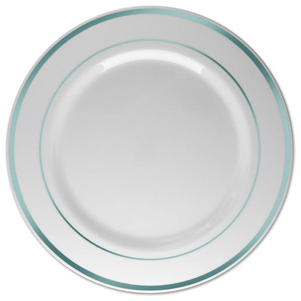 PRATO BORDA PRATA REFEICAO 06UN SILVER