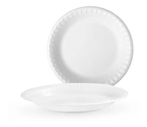 PRATO ISOPOR CPR26 25UN 260X23MM EPS COPOBRAS