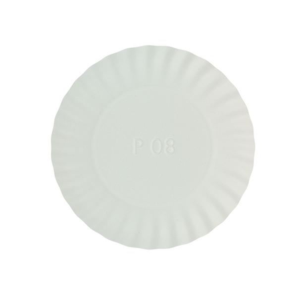 PRATO Nº08 BRANCO 100UN SABRINA