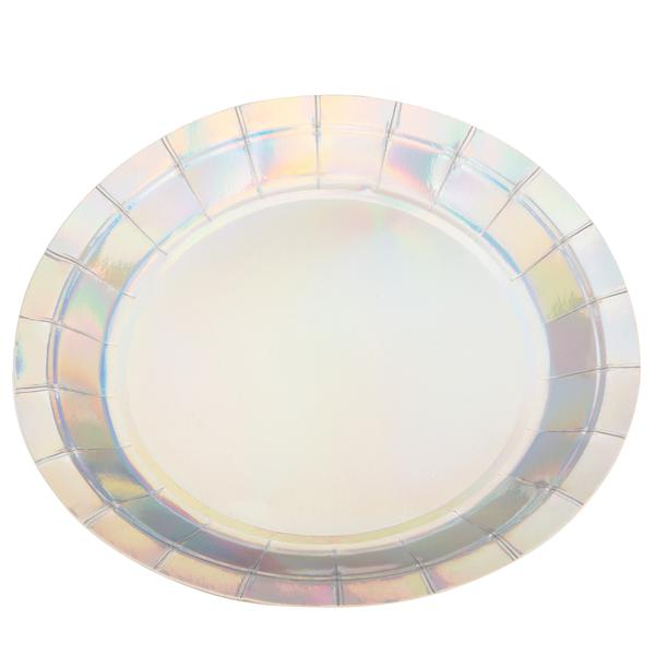 PRATO PAPEL LISO FURTACOR 10UN SILVER