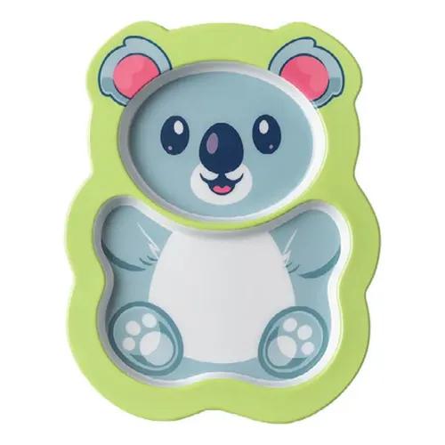 PRATO PARA REFEICAO INFANTIL COALA 21,7X16X2,7CM UN MIMO