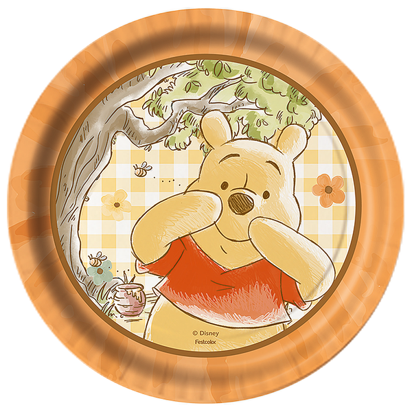PRATO URSINHO POOH 08UN FESTCOLOR