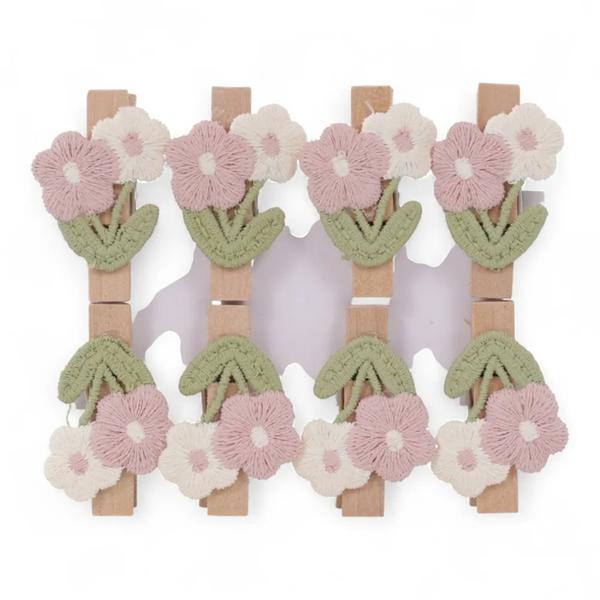 PREGADOR DECORATIVO BCO/AMA/ROS 3,5CM JG C/8UN