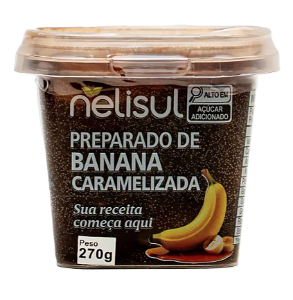 PREPARADO BANANA CARAMELIZADA 270G NELISUL