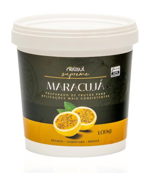 PREPARADO DE FRUTA MARACUJA COM SEMENTES POTE 1,010KG NELISUL