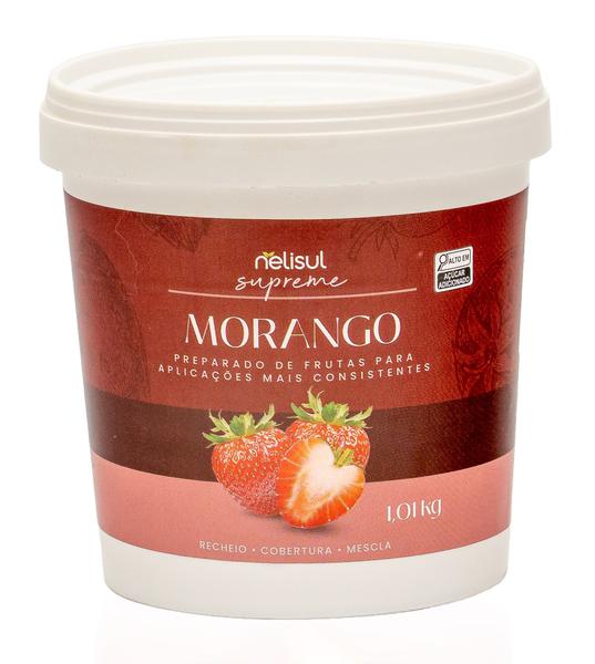 PREPARADO DE FRUTA MORANGO POTE 1,010KG NELISUL