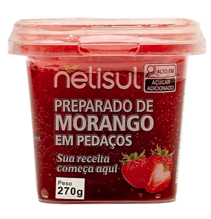 PREPARADO MORANGO 270G NELISUL
