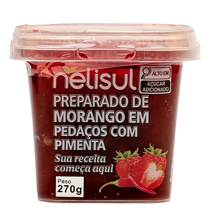 PREPARADO MORANGO COM PIMENTA 270G NELISUL