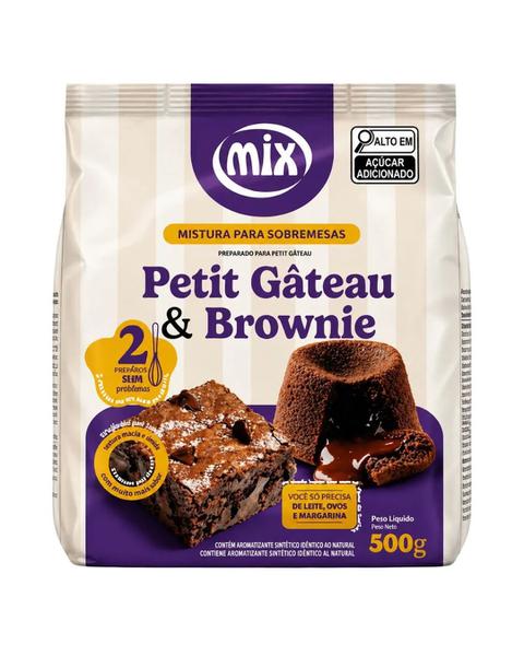PREPARO PARA BOLO SABOR BROWNIE 500G UN MIX