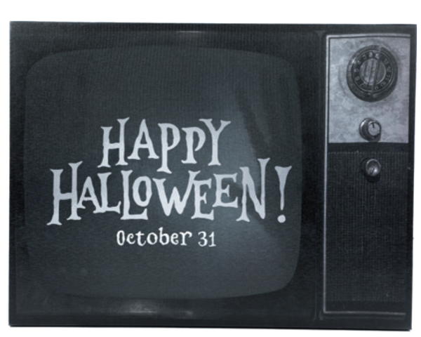 QUADRO ILUMINADO HAPPY HALLOWEEN UN CROMUS