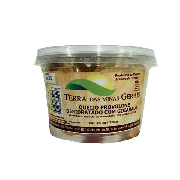 QUEIJO PROVOLONE DESIDRATADO COM GOIABADA 130G TERRA DAS MINAS