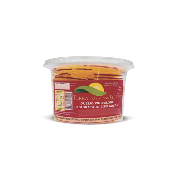 QUEIJO PROVOLONE DESIDRATADO GOUDA 70G TERRA DAS MINAS