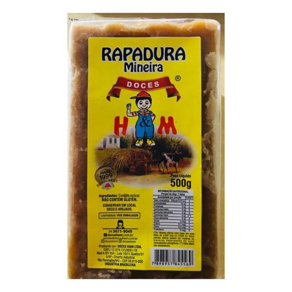 RAPADURA PURA MINEIRINHA 500G H&M