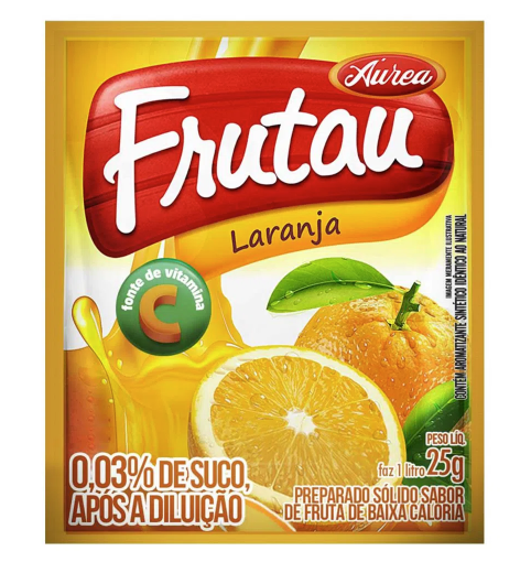 REFRESCO FRUTAU LARANJA 25G AUREA