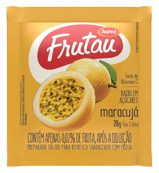 REFRESCO FRUTAU MARACUJA 20G AUREA