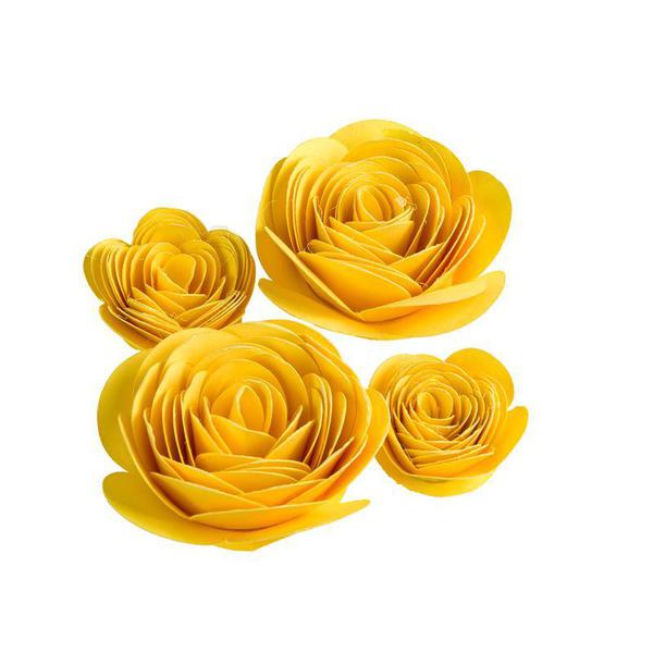 ROSA ROCOCO AMARELA 04UN TOPO MANIA