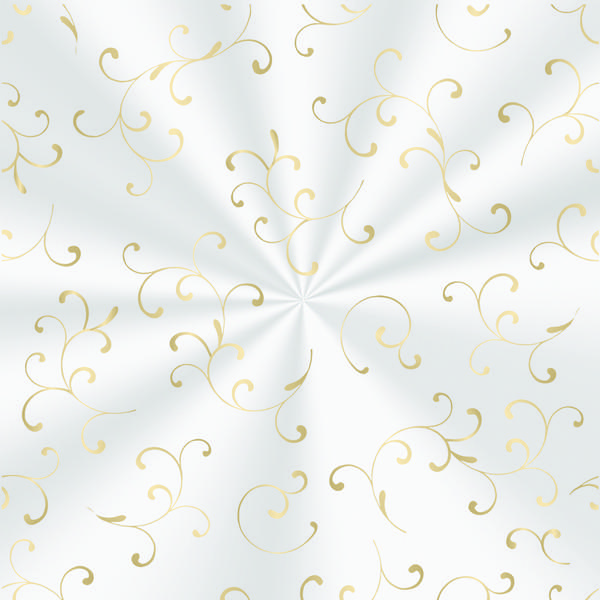 SACO CESTA 45X59CM TRANSPARENTE ARABESCO OURO UN CROMUS