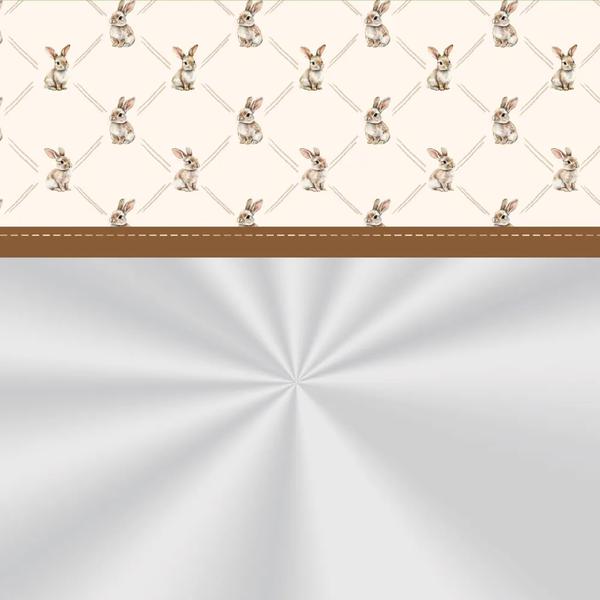 SACO CESTA 60X75CM TRANSP.BARRADO CLASSIQUE BUNNY UN CROMUS