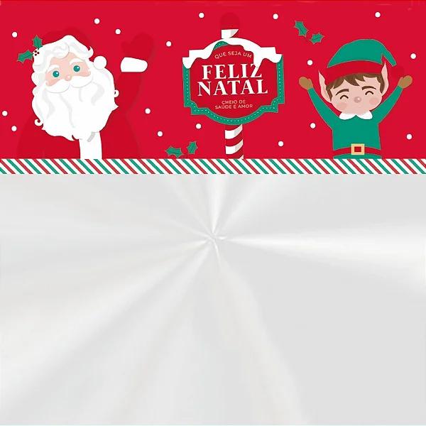 SACO CESTA 60X75CM TRANSPARENTE BARRADO POLO NORTE UN CROMUS