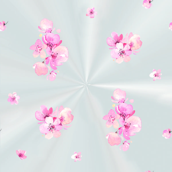 SACO CESTA 60X75CM TRANSPARENTE DECORADO BLOSSOM UN CROMUS