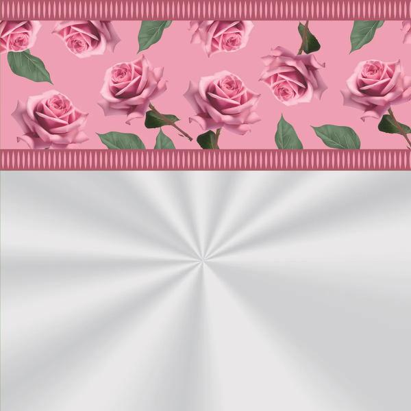 SACO CESTA 60X75CM TRANSPARENTE DECORADO BRIGITTE AZL UN CROMUS