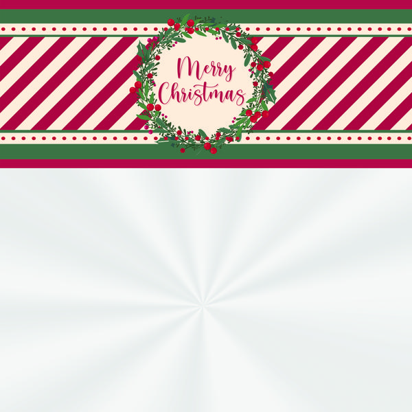SACO CESTA 72X90CM TRANSPARENTE  BARRADO MERRY CHISTMAS UN CROMUS