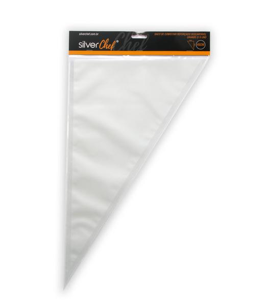SACO DE CONFEITAR DESCARTAVEL REFORCADO GRANDE 05UN SILVER