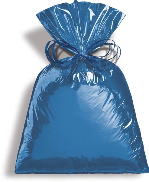 SACO METALIZADO 20X29 AZUL 50UN CROMUS
