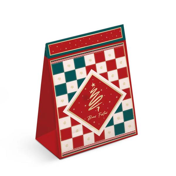 SACO PAPEL P/ PRESENTE 22X15X7 LOUVRE UN CROMUS