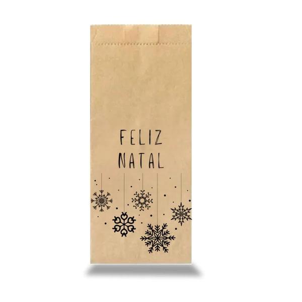 SACO PARDO FELIZ NATAL REF.2297 15UN STICKR