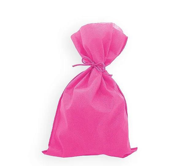 SACO TNT 10X15CM PINK 10UN HALLEY