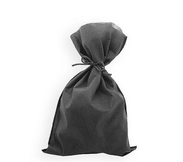SACO TNT 15X22CM PRETO 10UN HALLEY