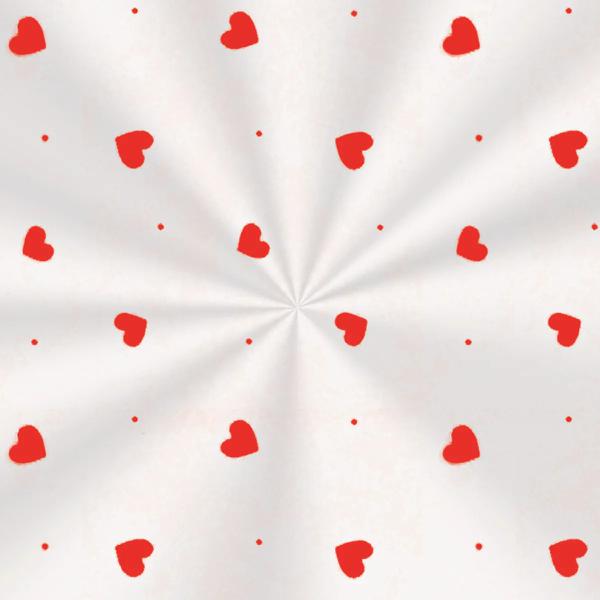 SACO TRANSPARENTE 10X14CM LOVE VERMELHO 100UN CROMUS