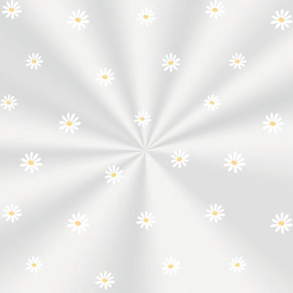 SACO TRANSPARENTE 10X14CM MARGARIDAS 100UN CROMUS