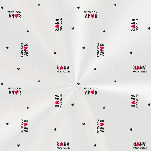 SACO TRANSPARENTE 11X19,5CM FEITO COM AMOR 100UN CROMUS