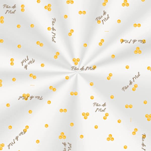 SACO TRANSPARENTE 15X22CM FAVO DE MEL 100UN CROMUS