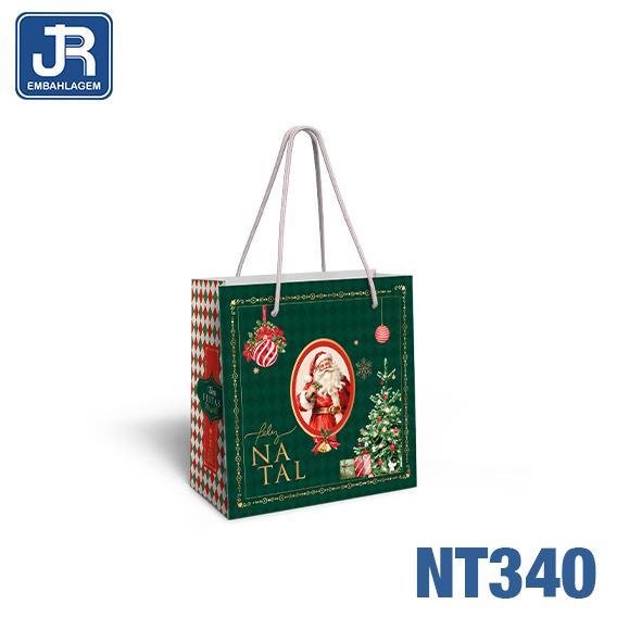 SACOLA  20X10X20CM UN CONTO DE NATAL JR EMBALAGENS