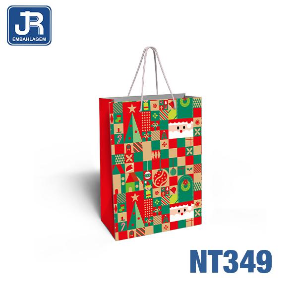 SACOLA  26X15X35CM UN PACOTINHOS DO NOEL JR EMBALAGENS