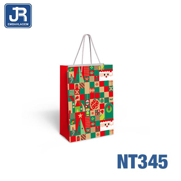 SACOLA  30X16X30CM UN PACOTINHOS DO NOEL JR EMBALAGENS