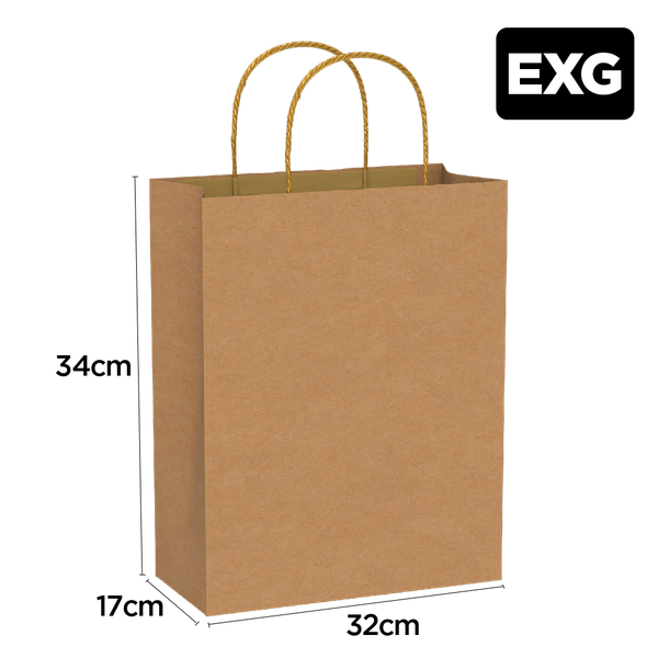 SACOLA EXG 34X32X17CM KRAFT LISA UN FESTCOLOR