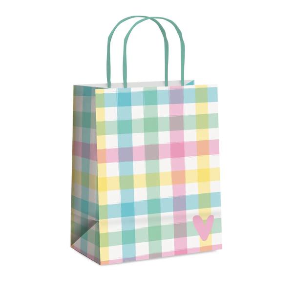 SACOLA LAMINADA 26X19,5X9,5CM LUZ UN CROMUS