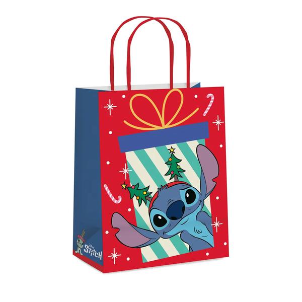 SACOLA PAPEL 26X19,5X9,5CM ALOHA STITCH M UN CROMUS