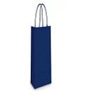SACOLA PAPEL 35X13X8CM LISA AZUL MARINHO UN CROMUS
