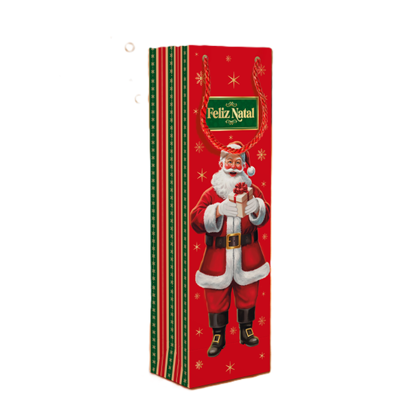 SACOLA PARA BEBIDA FELIZ NATAL UN IDEIA