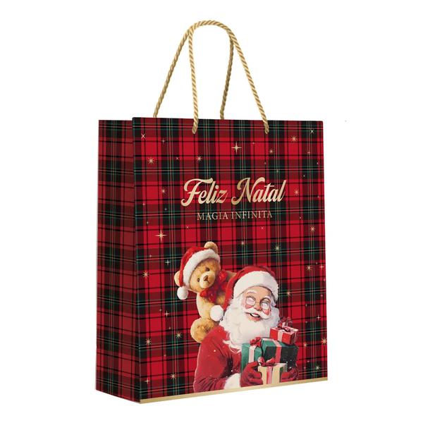 SACOLA PREMIUM ESPECIAL MAGIA INFINITA C/HS OURO P 23X19X10CM UN CROMUS