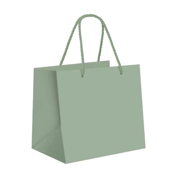 SACOLA PREMIUM P/DOCES VERDE AGUA 22X20X14CM UN CROMUS