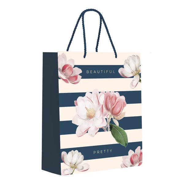 SACOLA PREMIUM PRETTY MAGNOLIA P 23X19X10CM UN CROMUS