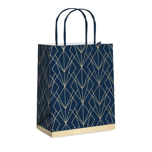 SACOLA STIL 21,5X15X8CM AZUL UN CROMUS